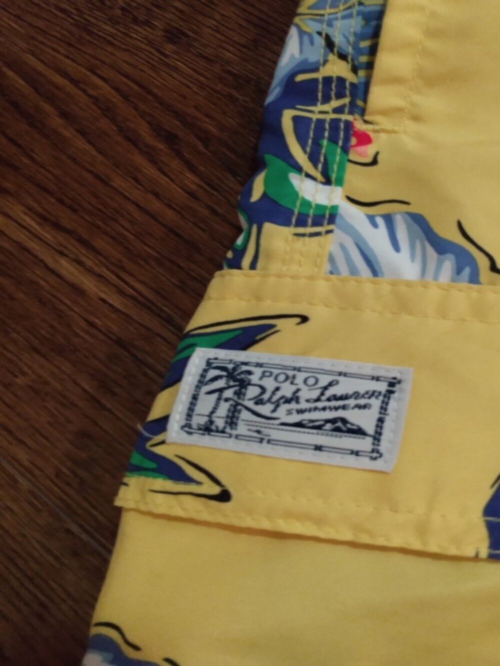 Mens Ralph Lauren Polo Swim Trunks Shorts Floral Small Hawaiian Tropical Shorts - Picture 3 of 6
